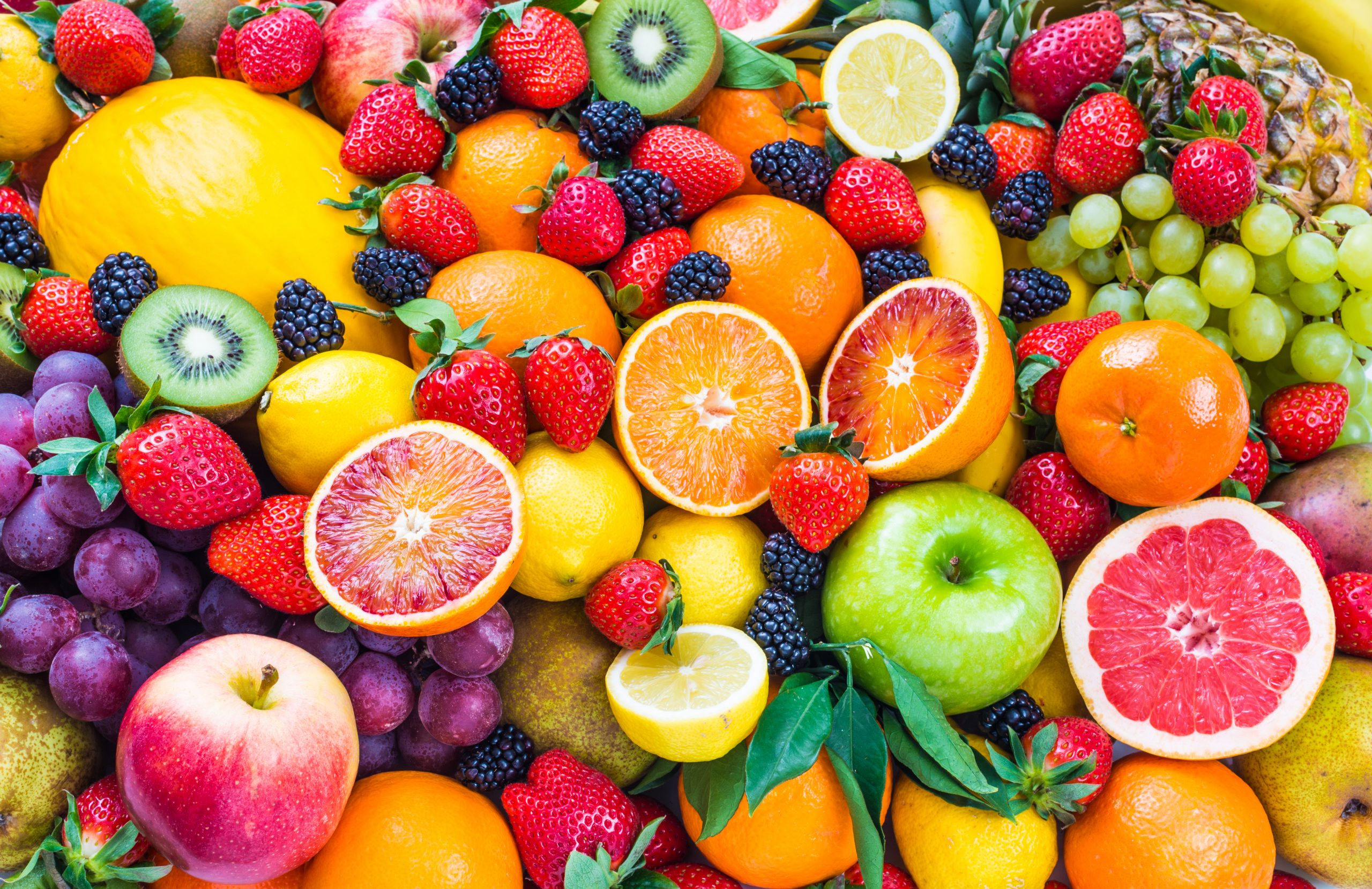 Frutas de colores